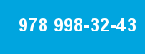 978 998-32-43 978 998-32-43
